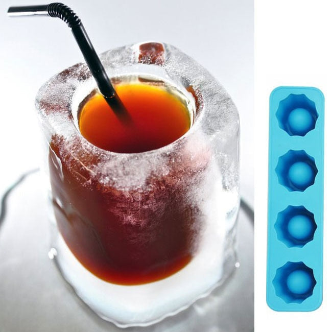 Silicone Ice Shot Glass Mold Tray for Summer Parties