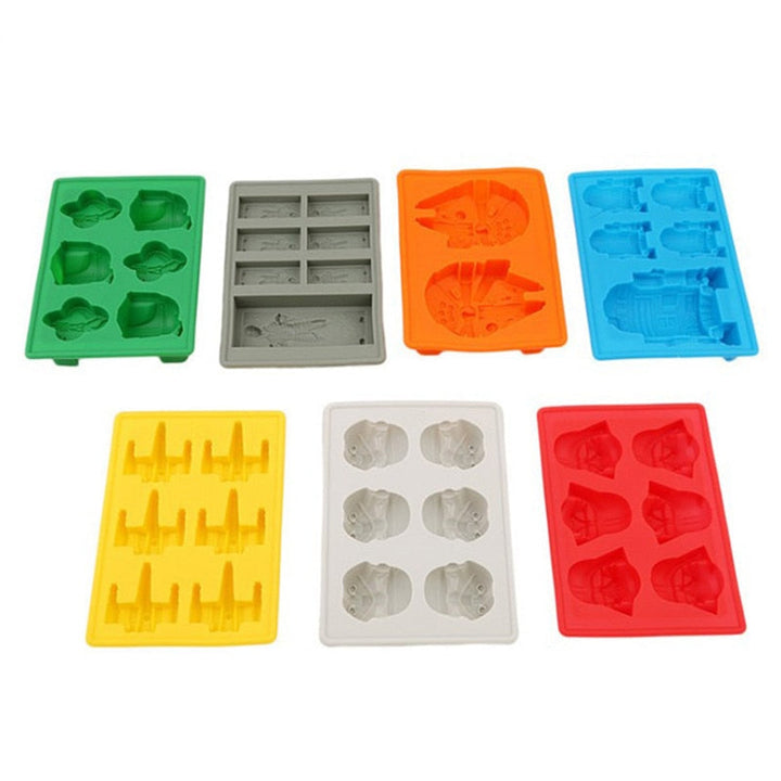 Star Wars Ice Cube Tray Silicone Mold for Cocktails