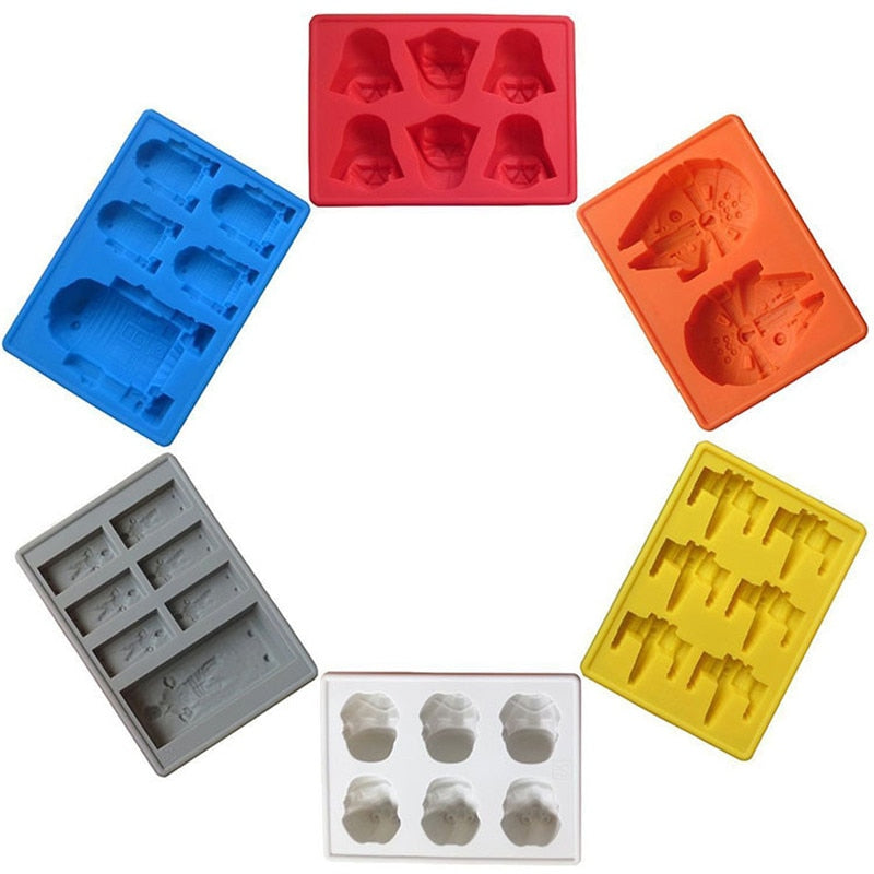 Star Wars Ice Cube Tray Silicone Mold for Cocktails