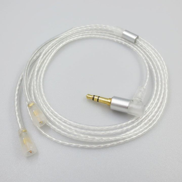 IE80 Upgrade Cable, Single Crystal Copper Silver-Plated