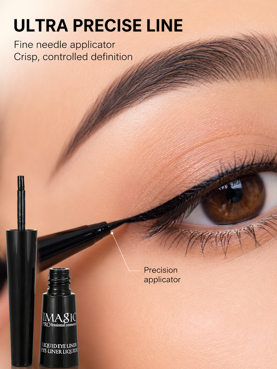IMAGIC Waterproof Liquid Eyeliner Pen — All-Day Precision