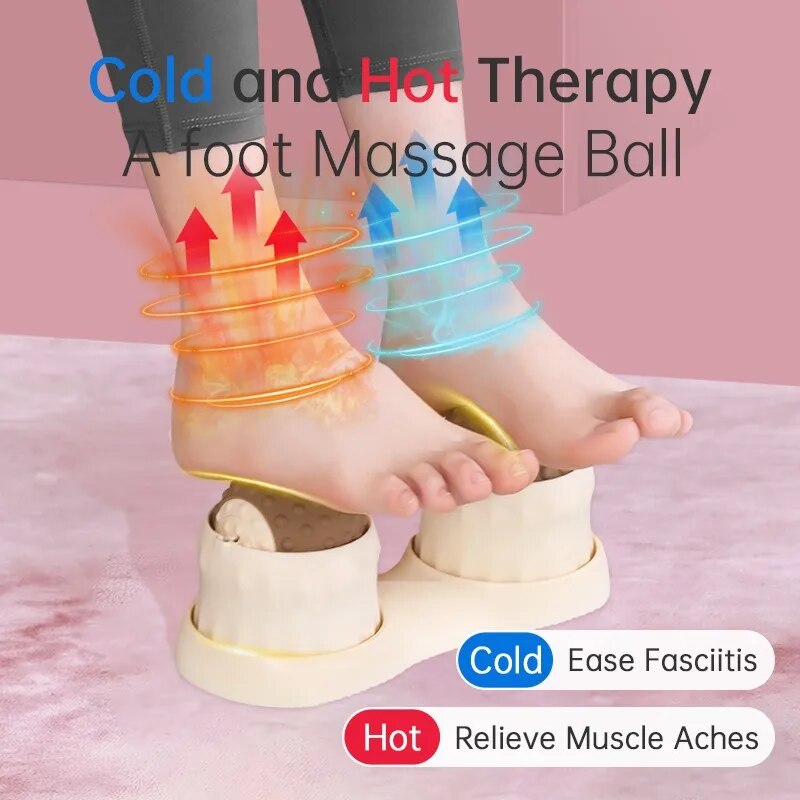 Cold Compress Foot Massager — Dual Hot & Cold Therapy