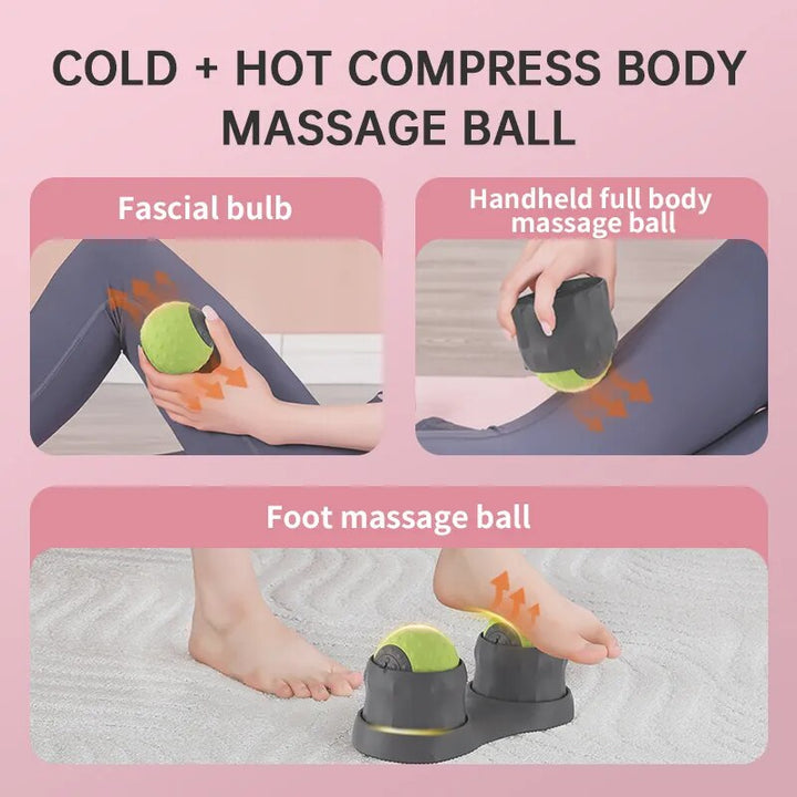 Cold Compress Foot Massager — Dual Hot & Cold Therapy