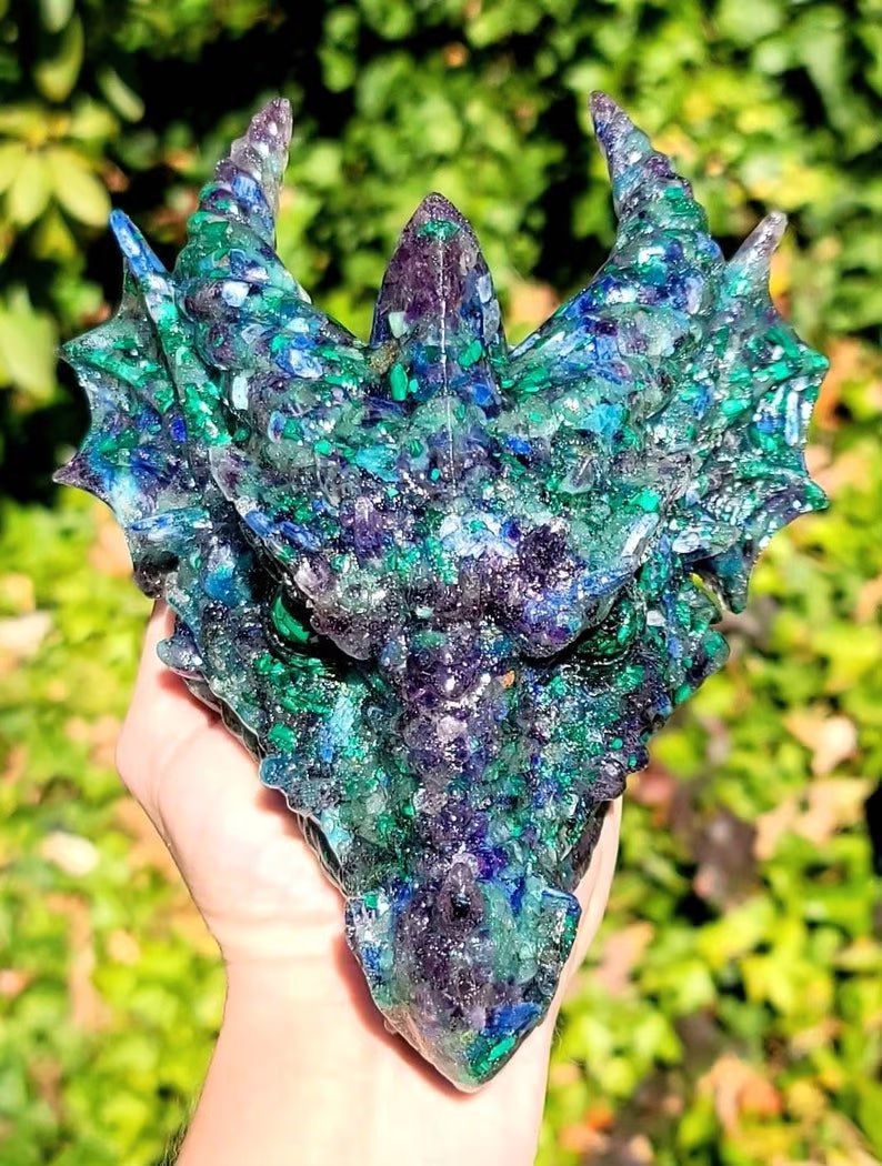 Dragon Ornament, Imitation Crystal Fantasy Home Decor