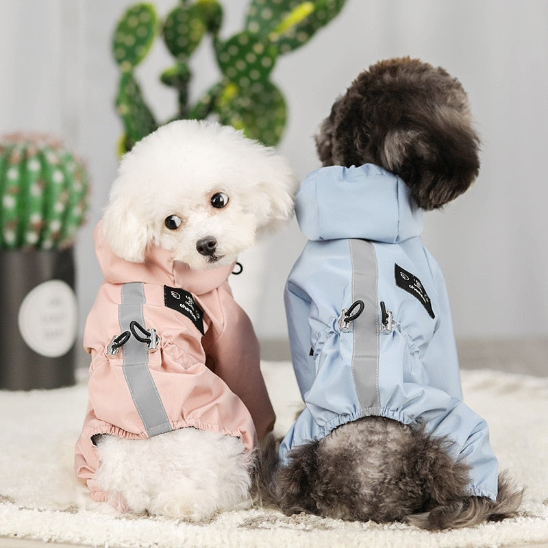 Dog Raincoat | Full-Coverage Reflective Protection