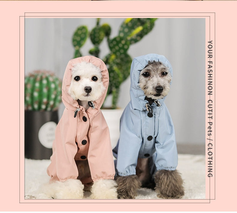 Dog Raincoat | Full-Coverage Reflective Protection