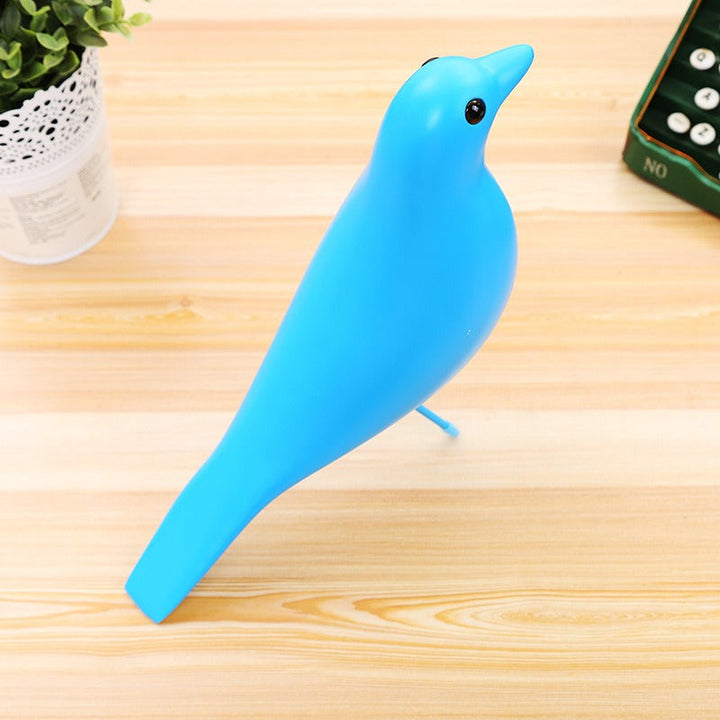 Decorative Blue Bird Ornament for Modern Home Décor