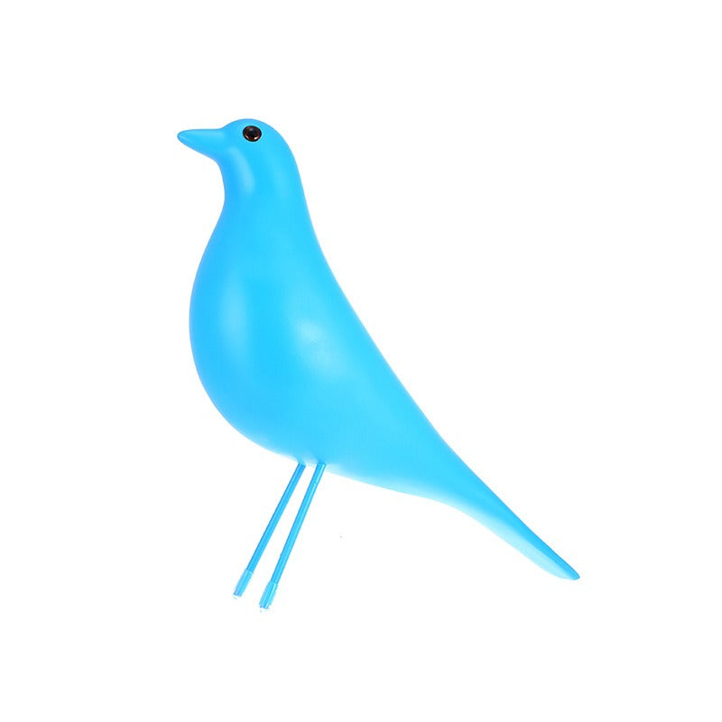 Decorative Blue Bird Ornament for Modern Home Décor