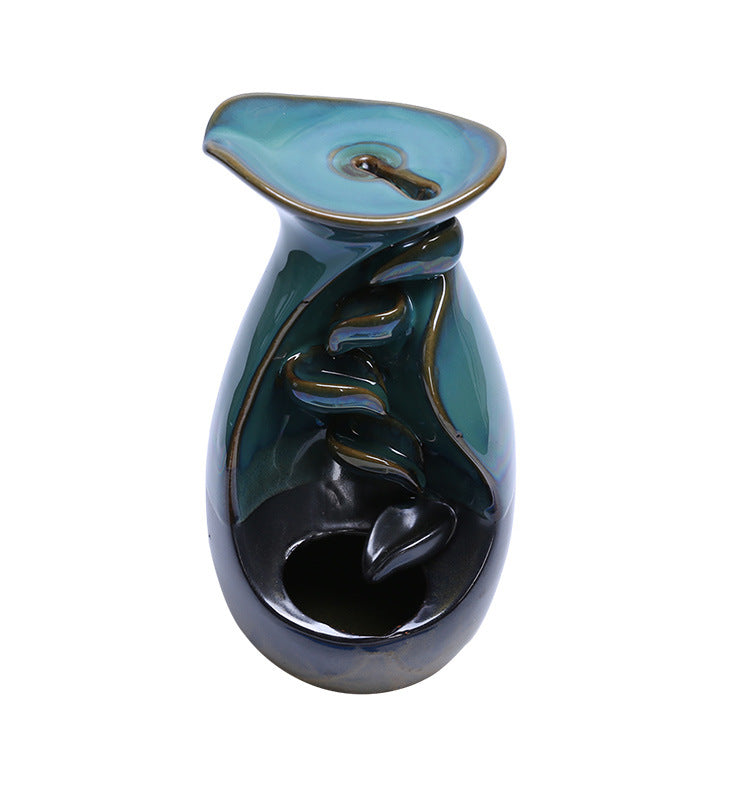 Backflow Incense Burner for Waterfall Smoke Decor