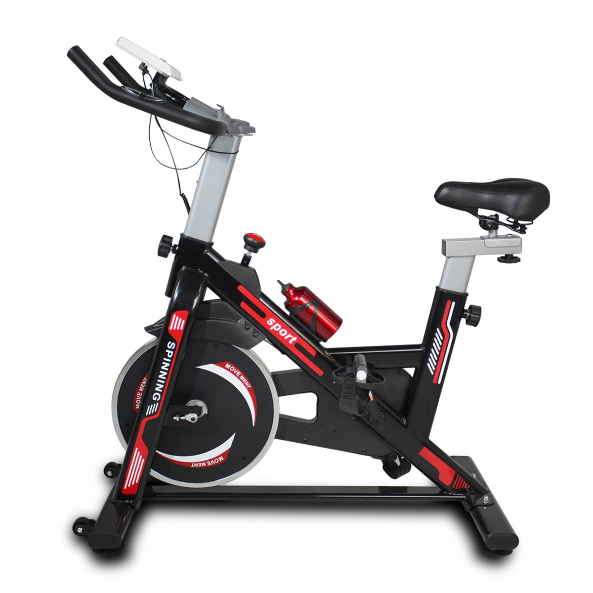 Indoor Exercise Bike with Padded Seat for Home Cardio