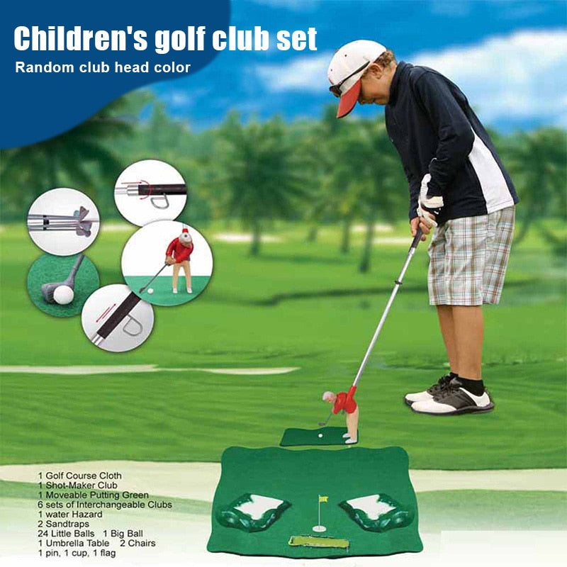 Indoor Mini Golf Game Set for Kids and Family Play