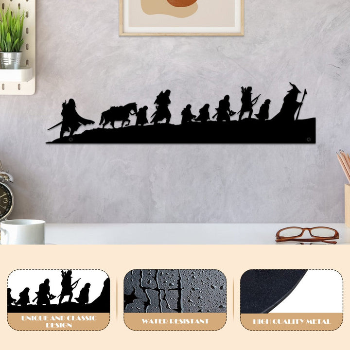 Metal Mountain Wall Art for Adventure-Inspired Rooms