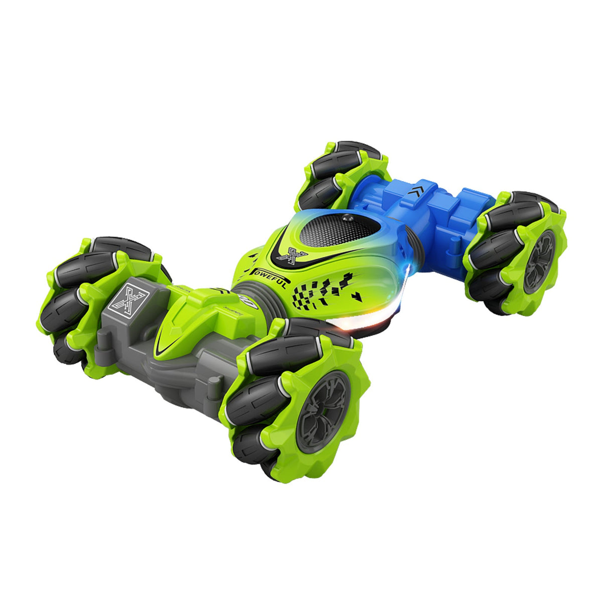 Remote Control Stunt Car With Double-Sided Twists