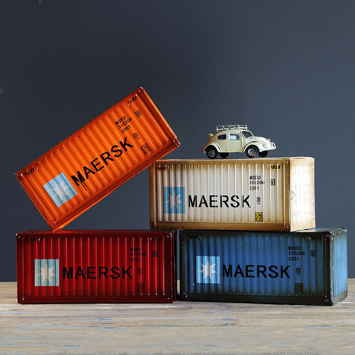 Industrial Tissue Box Holder With Retro Container Style