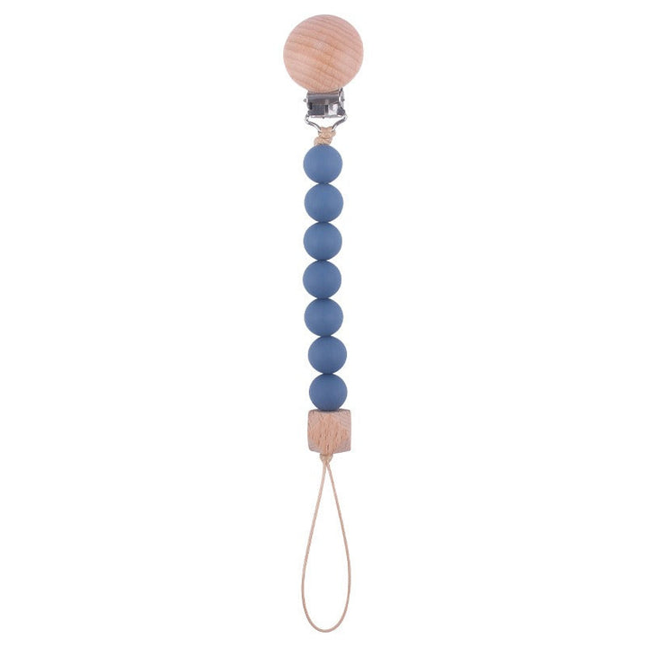Beech Wood Pacifier Clip for Easy Pacifier Access