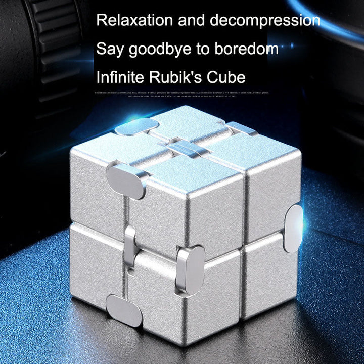 Infinite Rubik's Cube: Pocket Stress Relief Fidget Toy