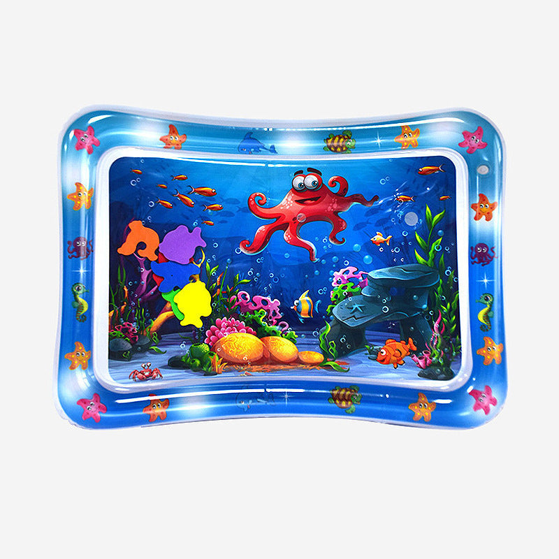 Water Tummy Time Mat for Baby Reaching & Crawling