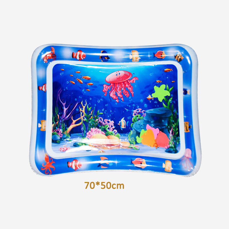 Water Tummy Time Mat for Baby Reaching & Crawling