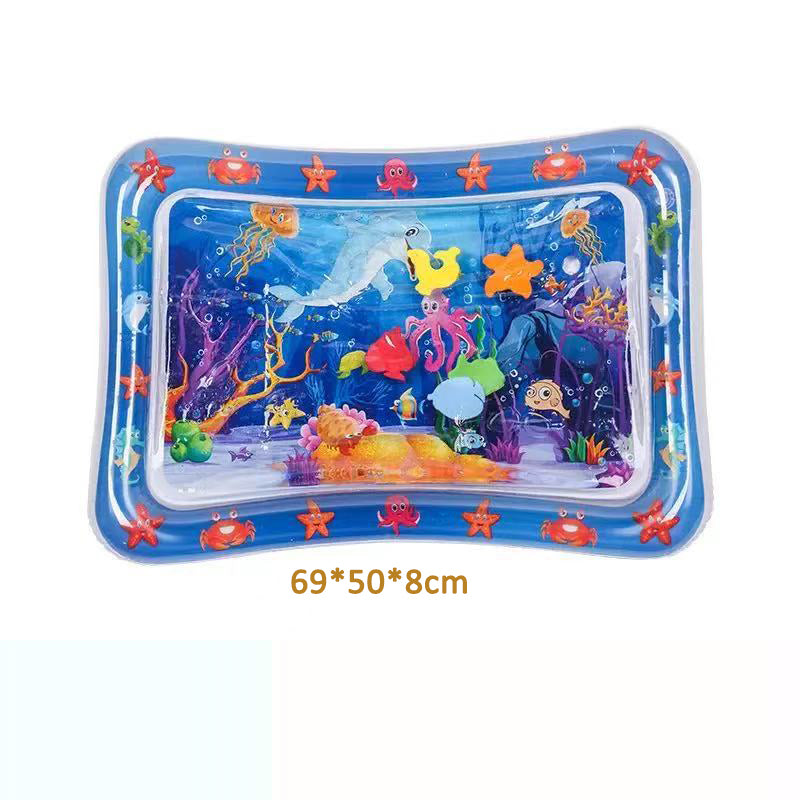 Water Tummy Time Mat for Baby Reaching & Crawling