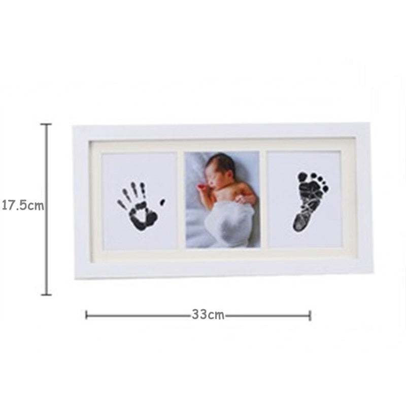 Baby Handprint Footprint Photo Frame Keepsake Display