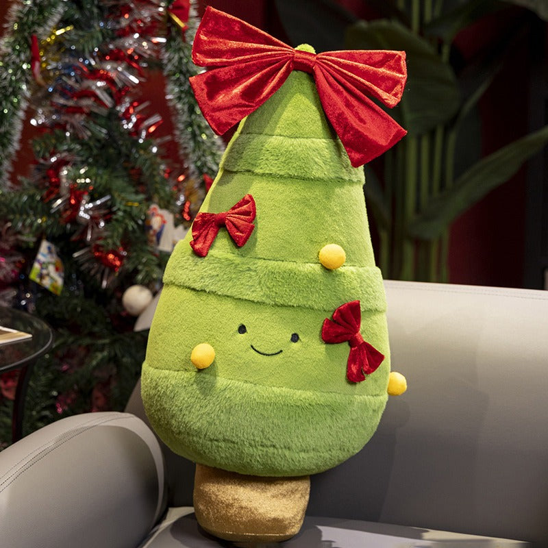 Christmas Tree Pillow Cushion for Cozy Holiday Decor