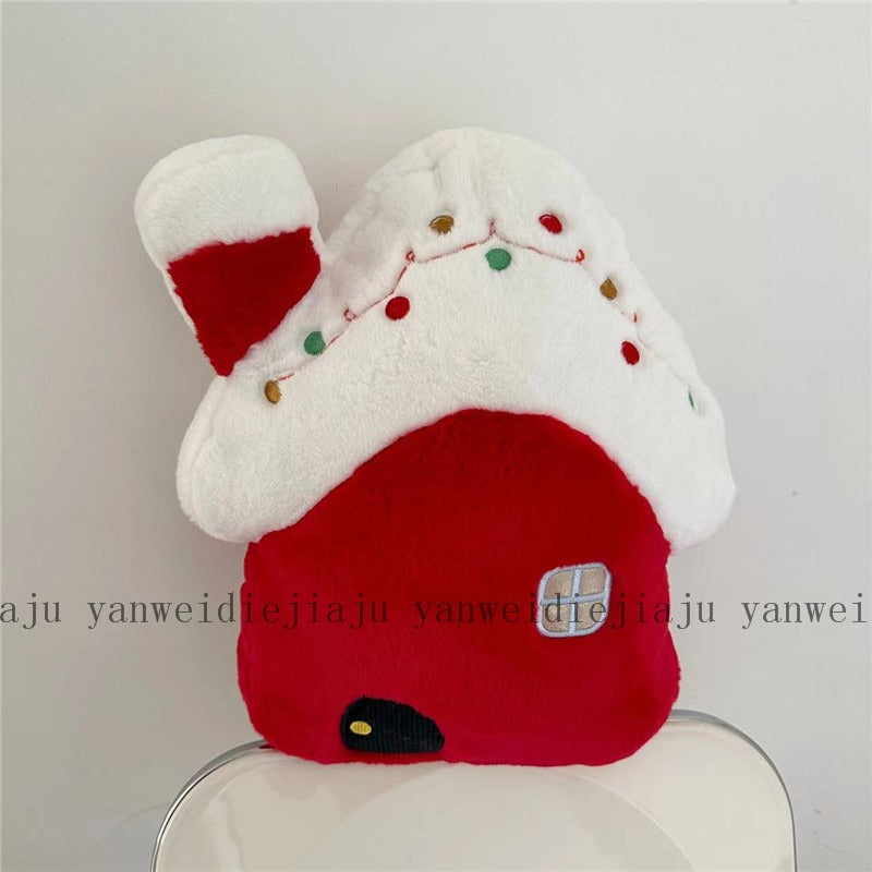 Christmas Tree Pillow Cushion for Cozy Holiday Decor