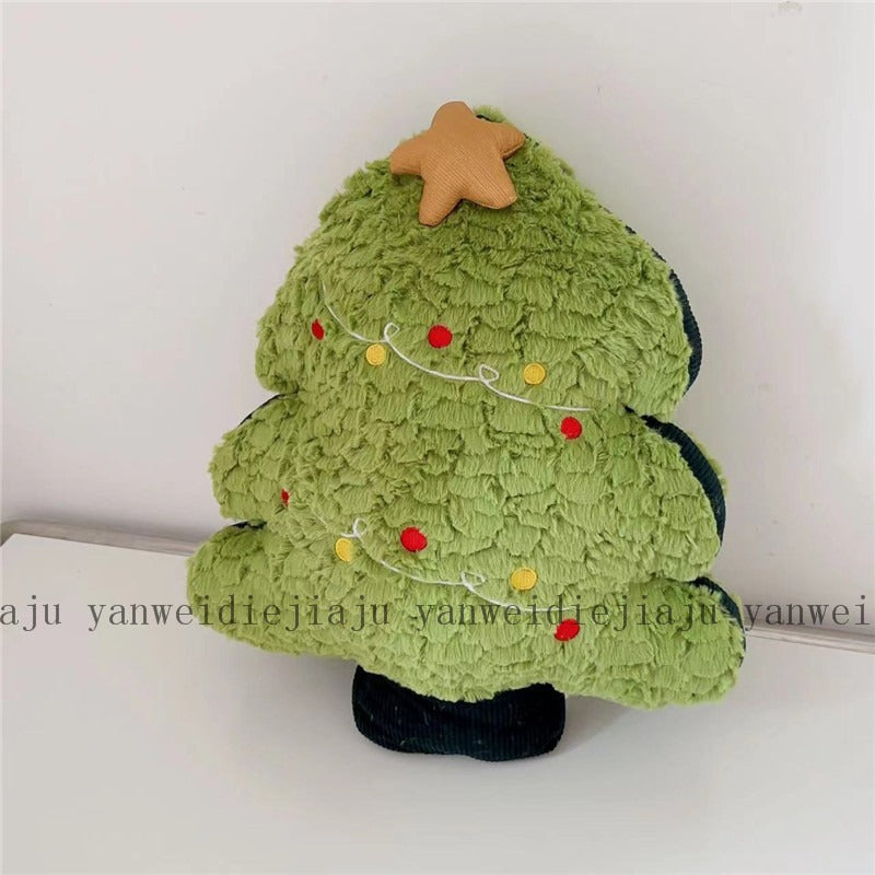 Christmas Tree Pillow Cushion for Cozy Holiday Decor