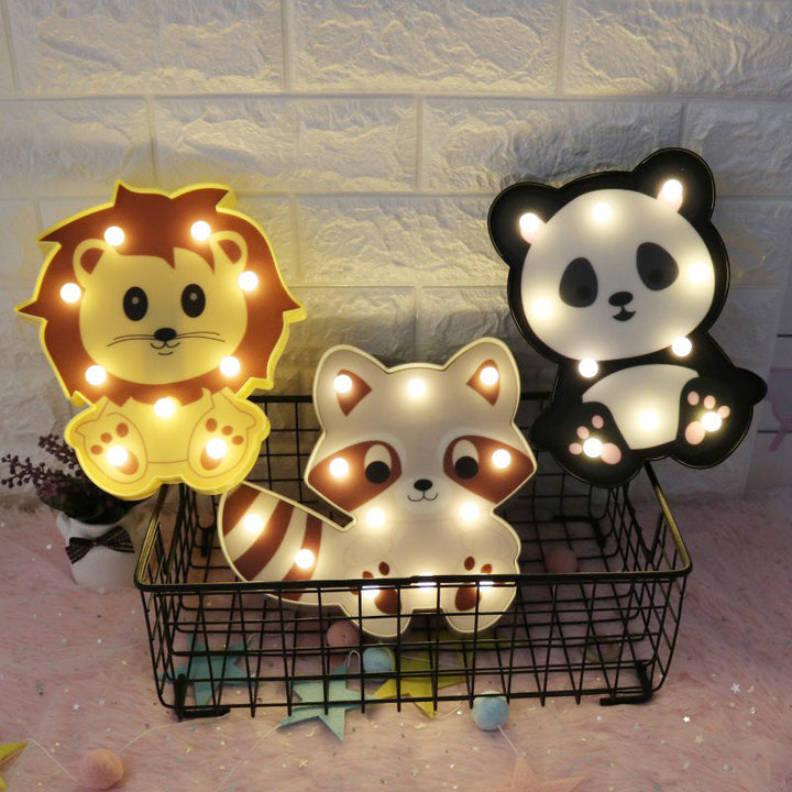 Cute Animal Night Light for Kids' Rooms: Warm Glow