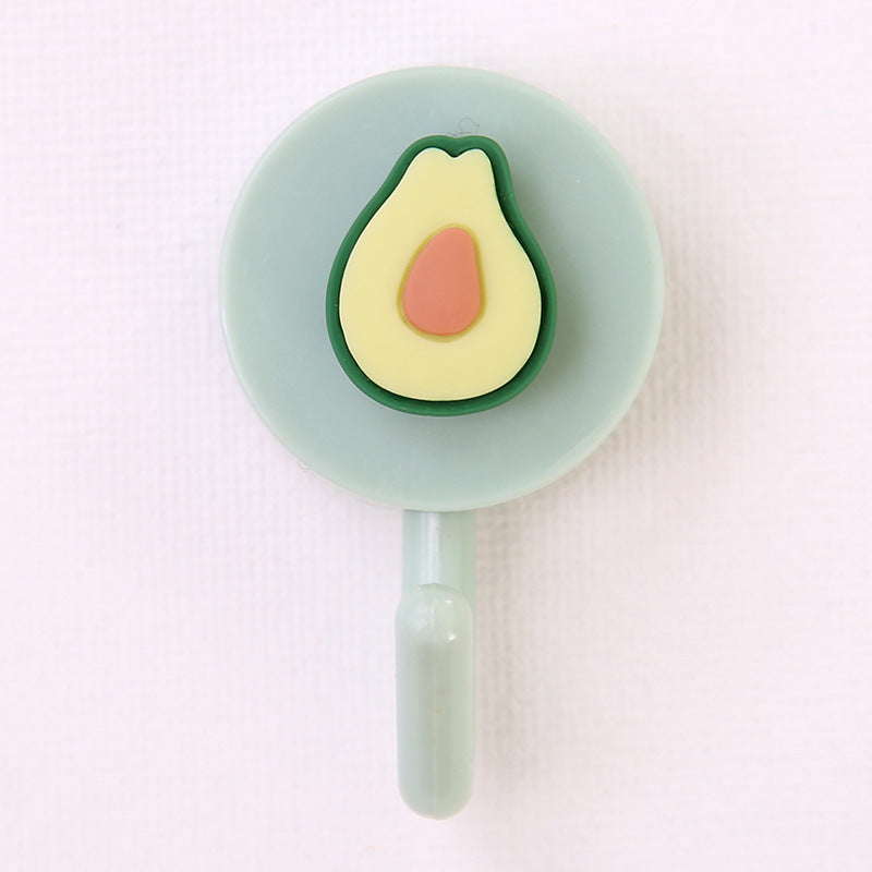Cute Cartoon Wall Hooks: Nail-Free Adhesive Door Hooks