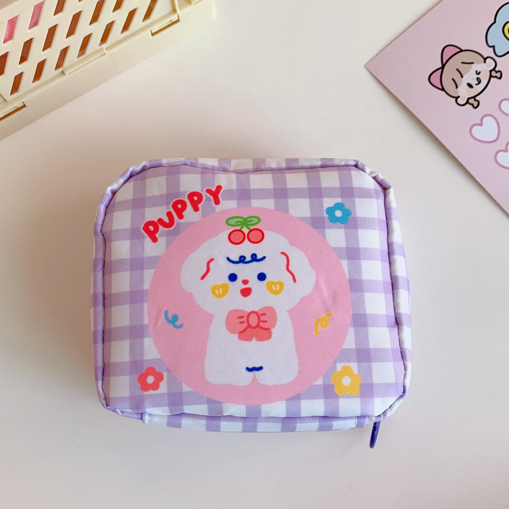 Cute Sanitary Napkin Storage Bag for Students & Travel