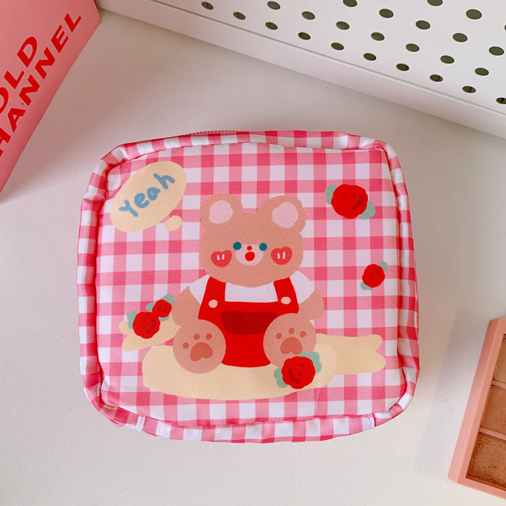 Cute Sanitary Napkin Storage Bag for Students & Travel
