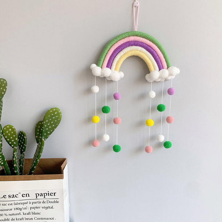 Rainbow Wall Hanging Nursery Decor for Cheerful Rooms