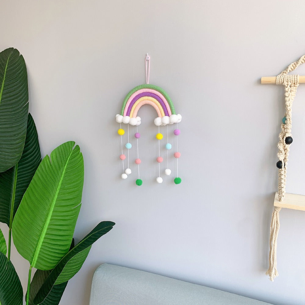 Rainbow Wall Hanging Nursery Decor for Cheerful Rooms
