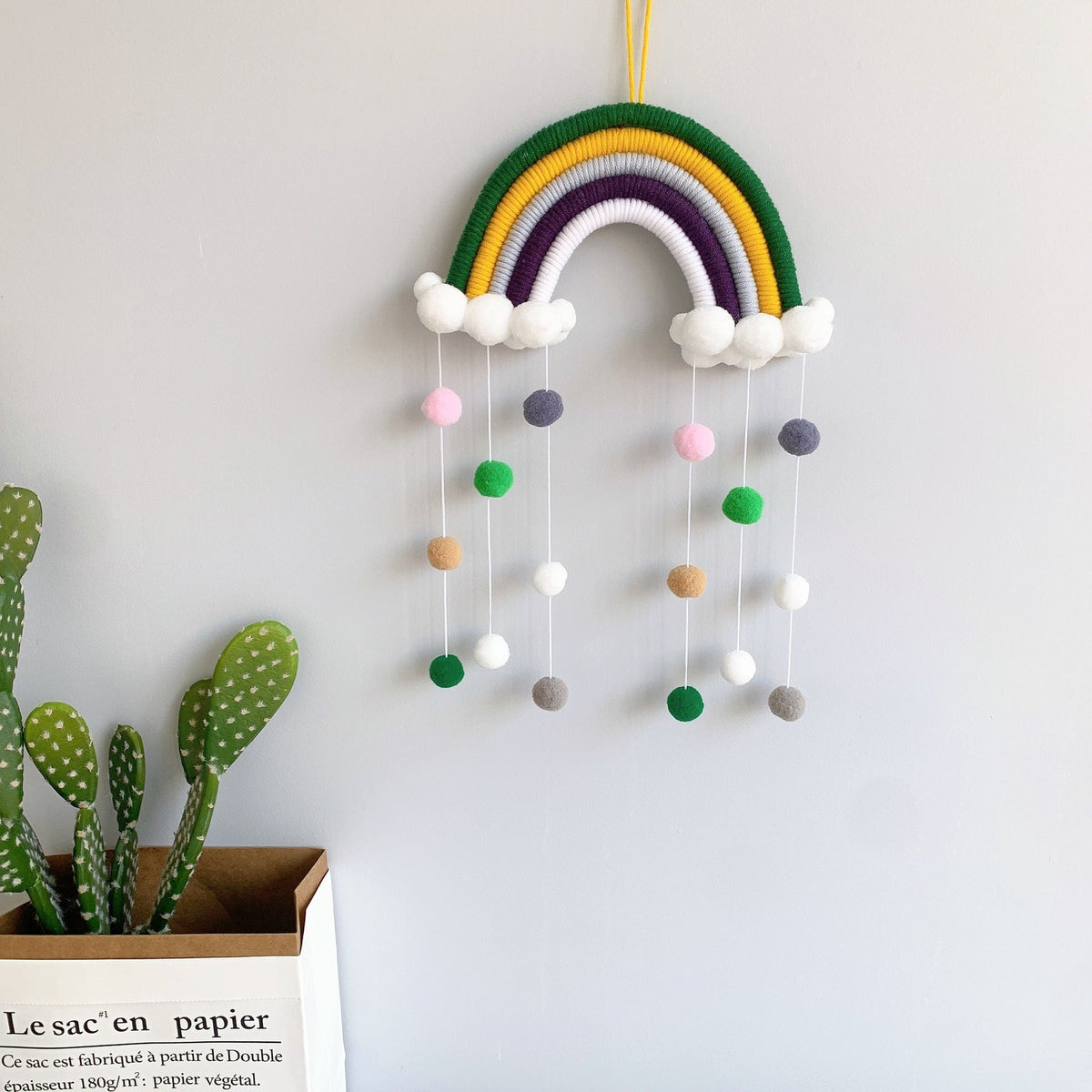 Rainbow Wall Hanging Nursery Decor for Cheerful Rooms