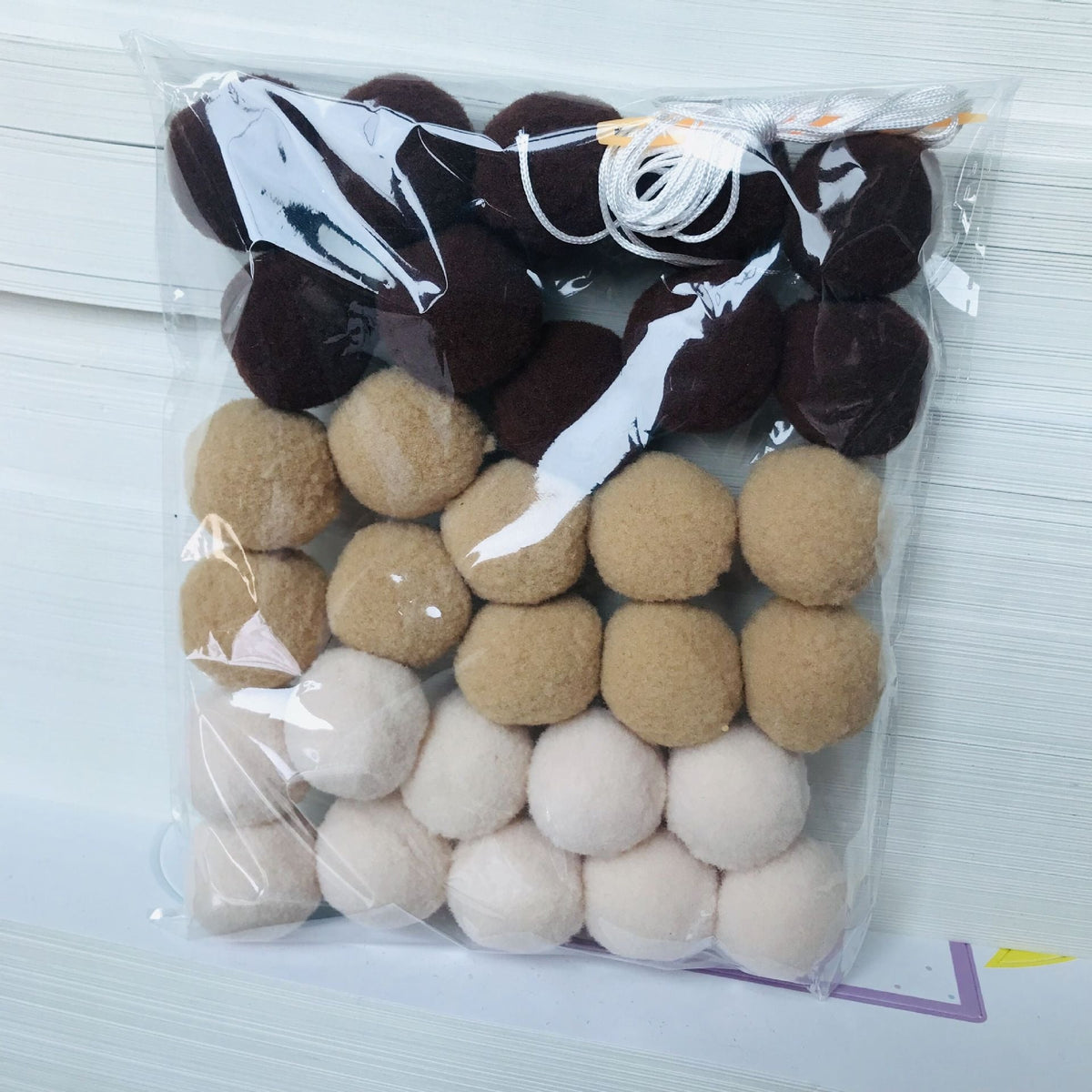 Felt Ball Garland for Cozy Nordic Room & Party Decor