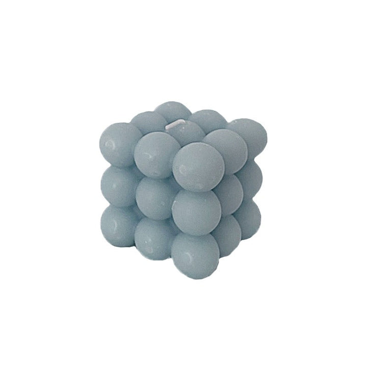 Nordic Bubble Cube Candle for Pastel Room Decor Accents