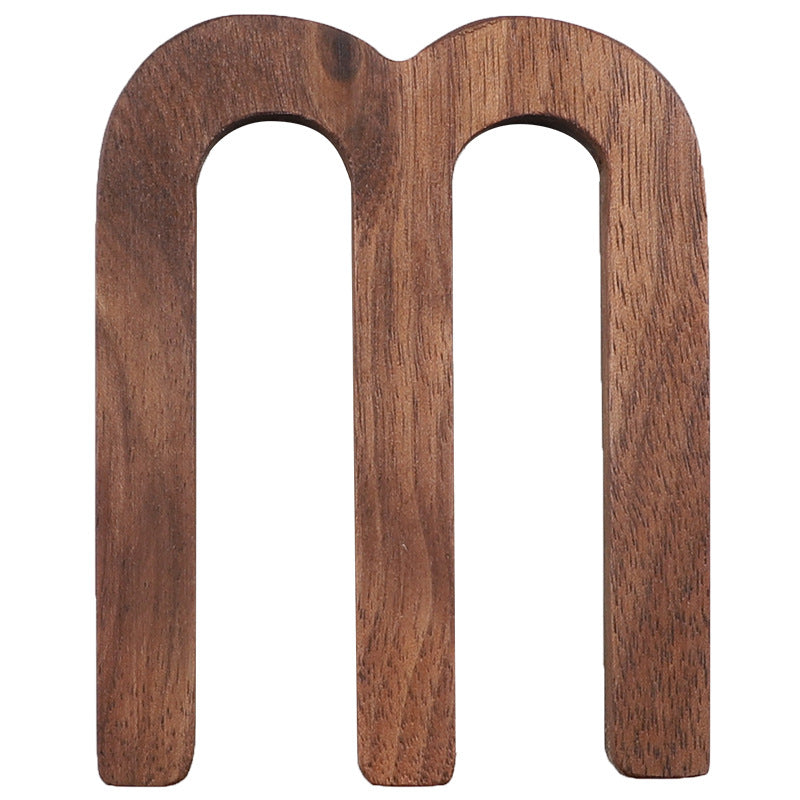 Solid Wood Monogram Letters for Warm Custom Home Decor