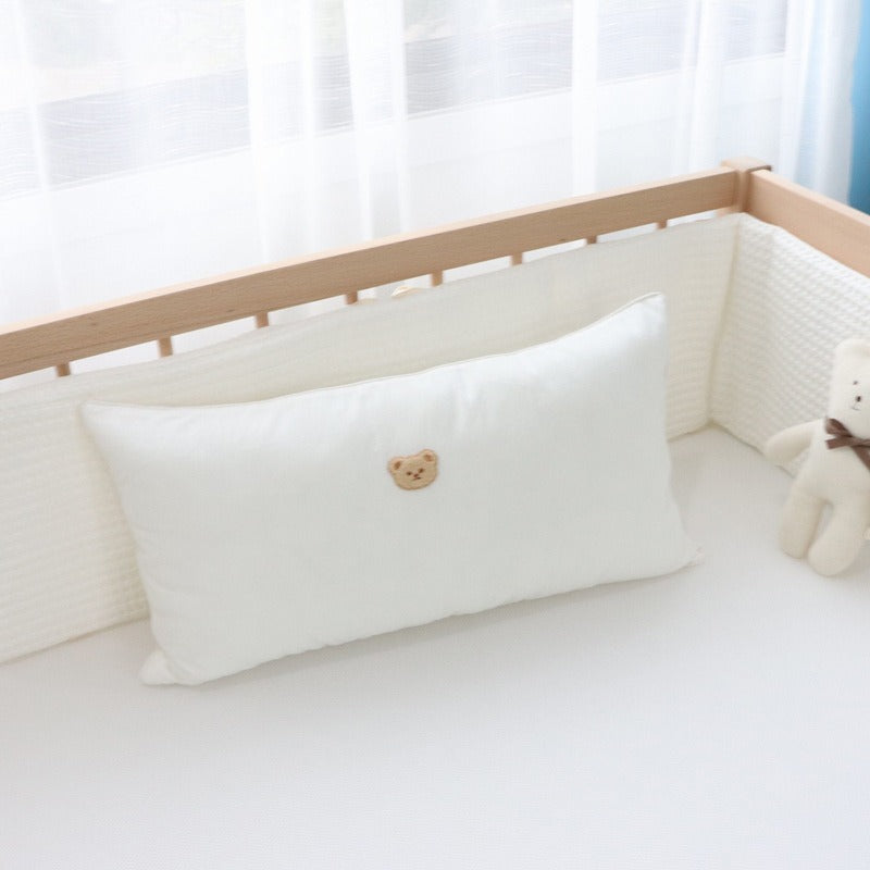 Pure Cotton Baby Comfort Pillow | Washable Bear Design