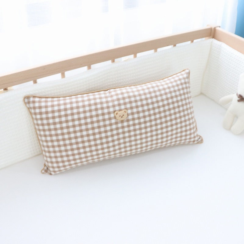 Pure Cotton Baby Comfort Pillow | Washable Bear Design