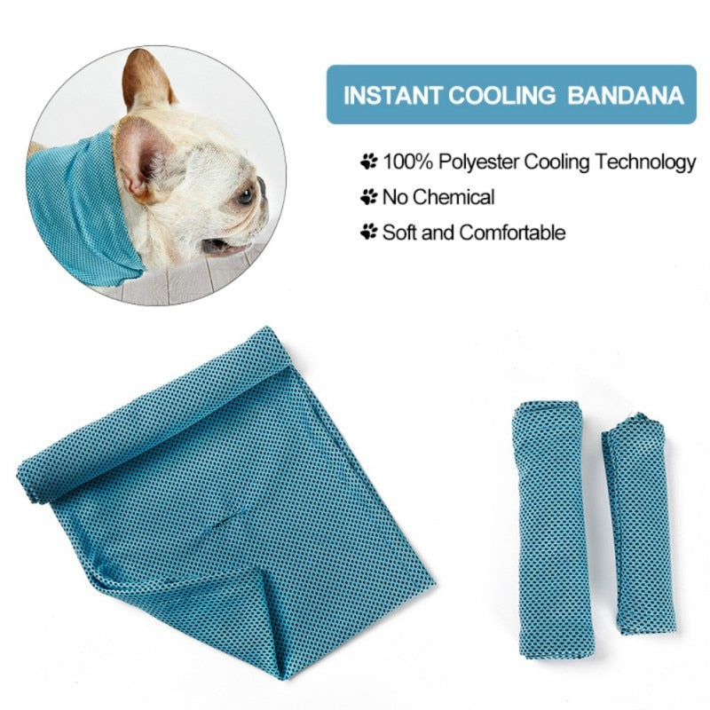 Dog Cooling Bandana for Instant Summer Heat Relief