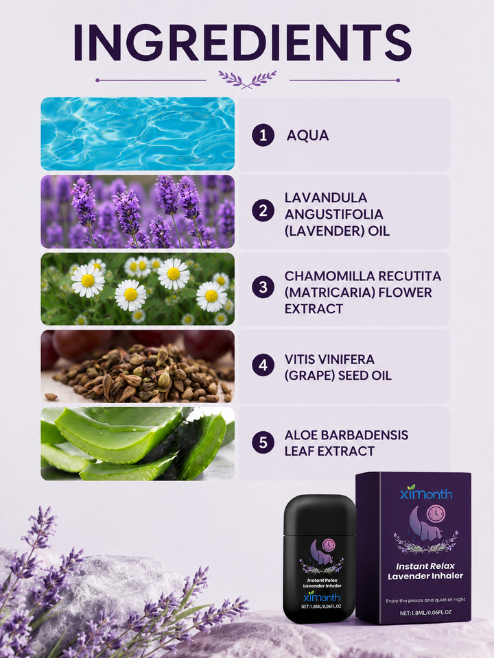 Lavender Sleep Inhaler – Fall Asleep Naturally in Minutes