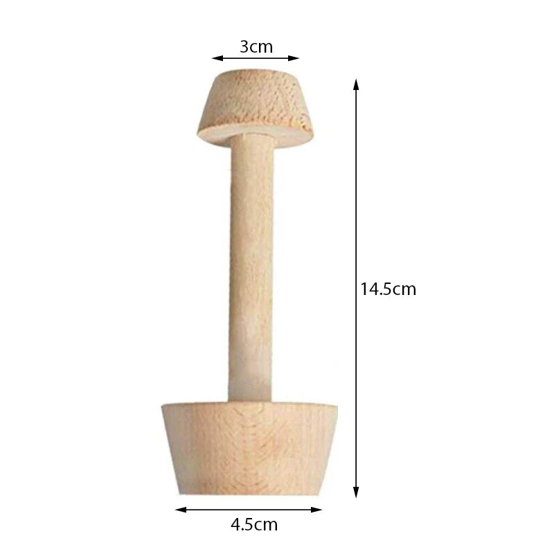 Wooden Tart Shell Molder for Egg Tarts and Mini Pies