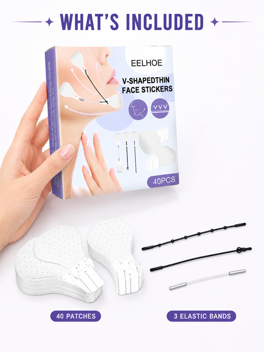 Instant V-Lift Face Stickers — Firmer, Slimmer Jawline