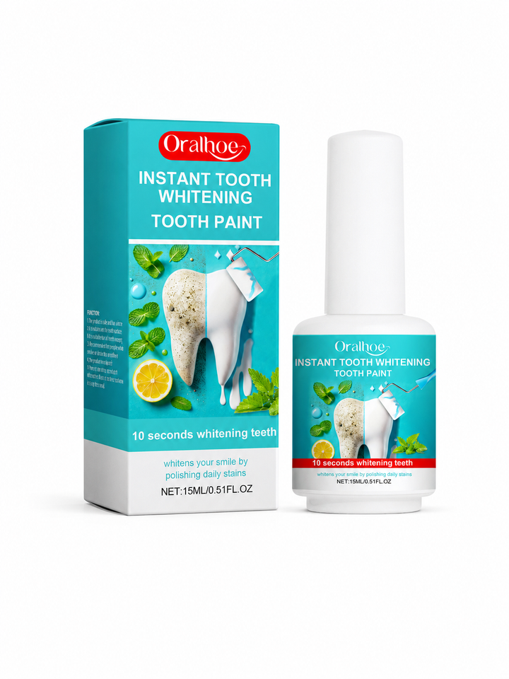 Instant Whitening Tooth Paint — Whiter Smile in 10 Seconds