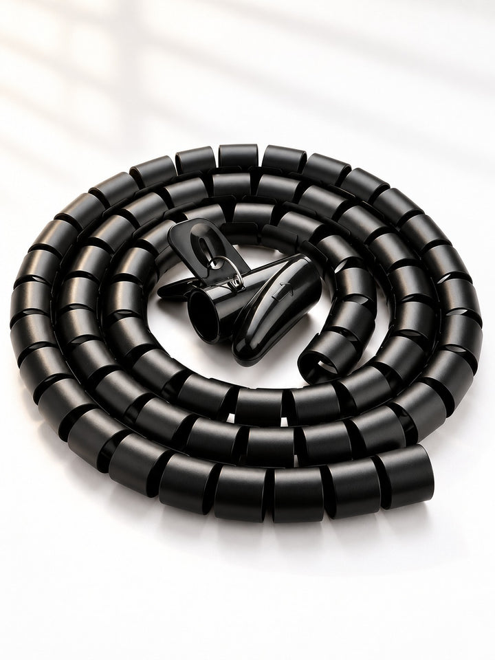 Insulated Spiral Cable Organizer Wrap, Holds 11 Cables