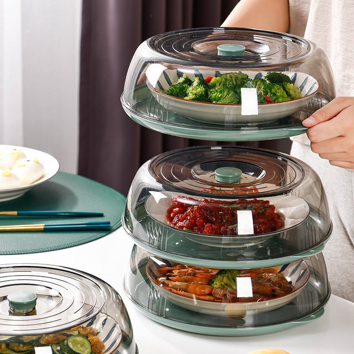 Stackable Food Cover for Leftovers, Dust & Splatter