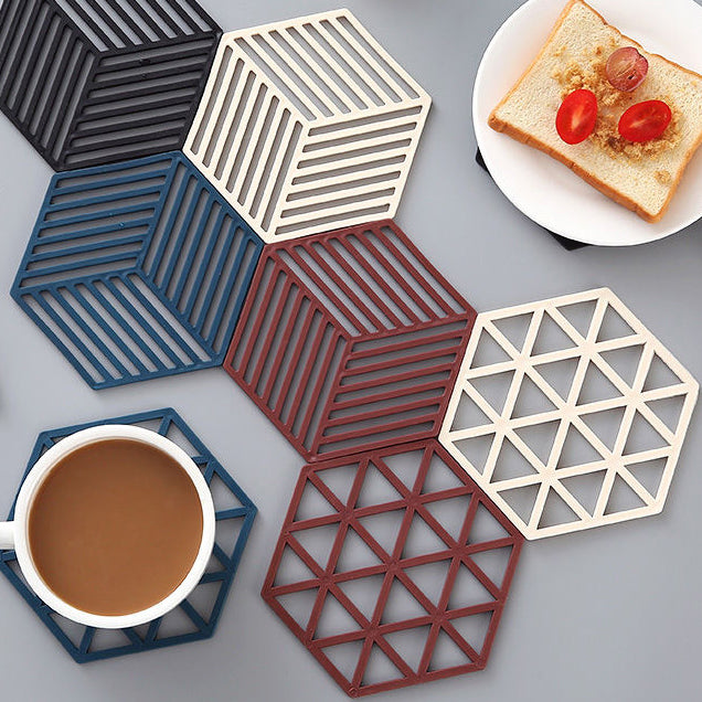 Silicone Hot Pot Trivet: Heat-Resistant Waterproof Table Mat