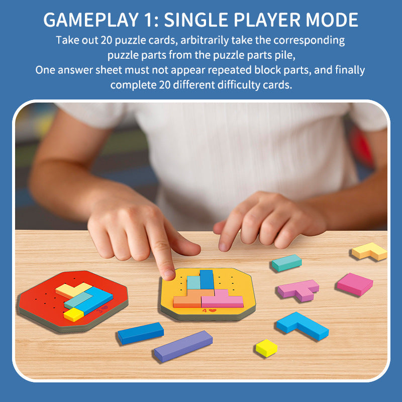Color Block Puzzle Game for Family Brain-Building Play