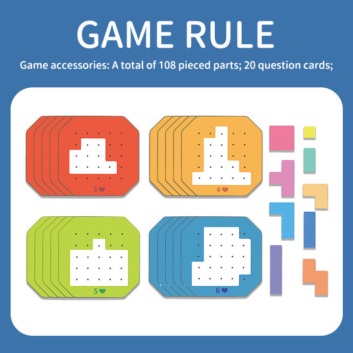 Color Block Puzzle Game for Family Brain-Building Play