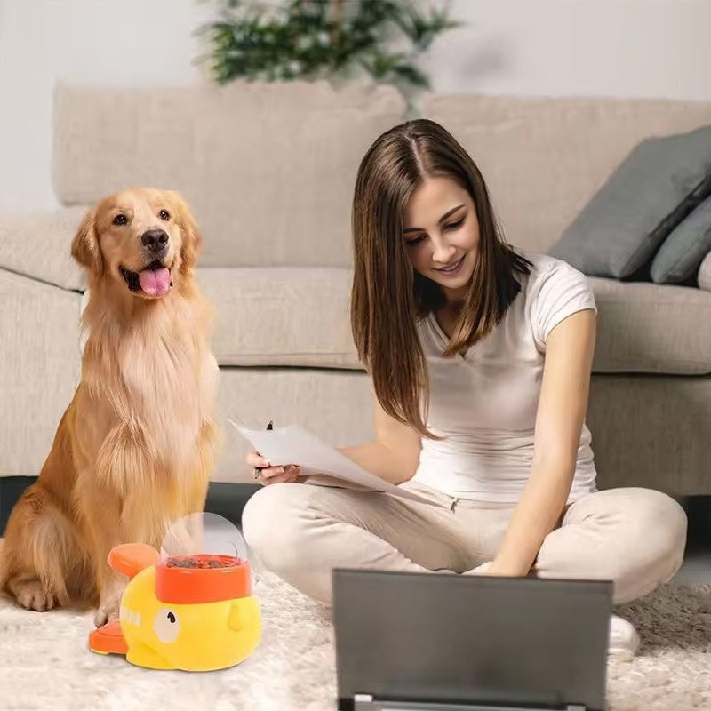 Cartoon Dog Feeder Toy: Washable Anti-Slip Design